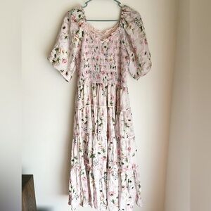 Roselyn Dress with Flutter Sleeves